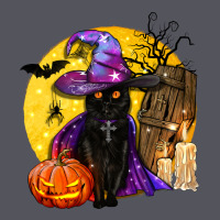 Black Witch Cat Coffin And Moon Vintage Hoodie | Teevron