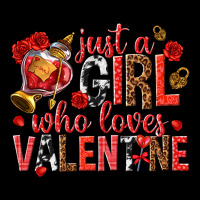 Just A Girl Who Loves Valentine Ladies Tee | Teevron