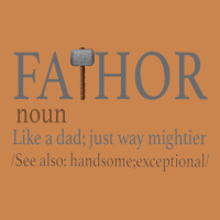 Fa-thor Like Dad Just Way Mightier Heavyweight Hoodie | Teevron