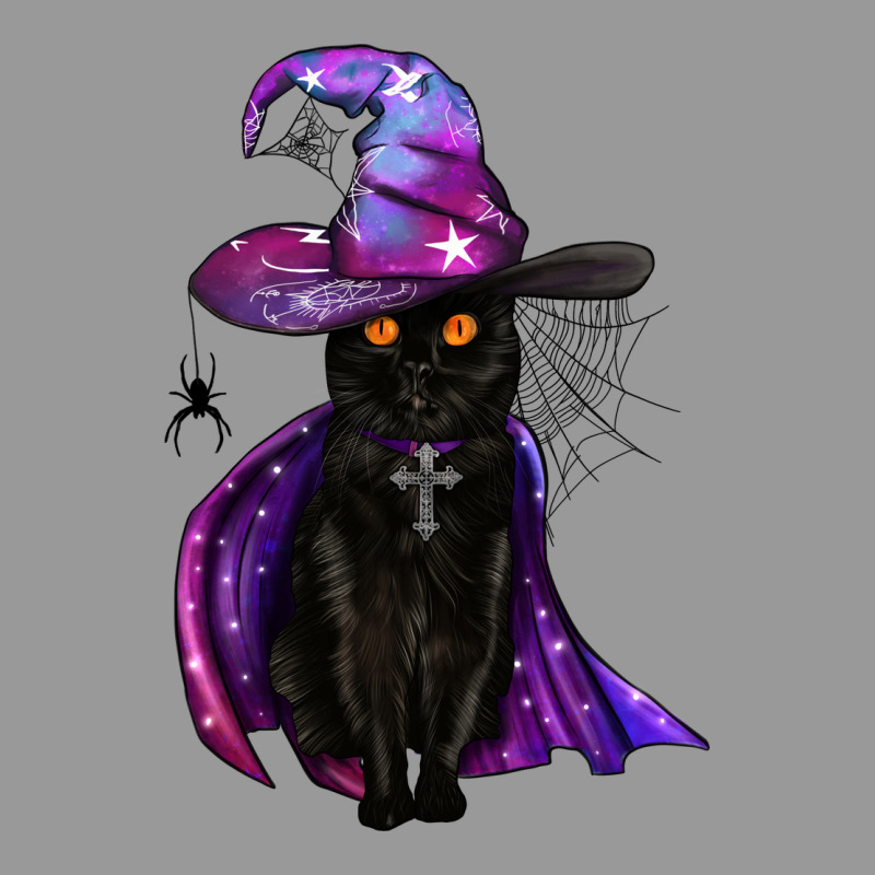 Black Witch Cat Vintage Hoodie by BundleAndBundleShop | Teevron
