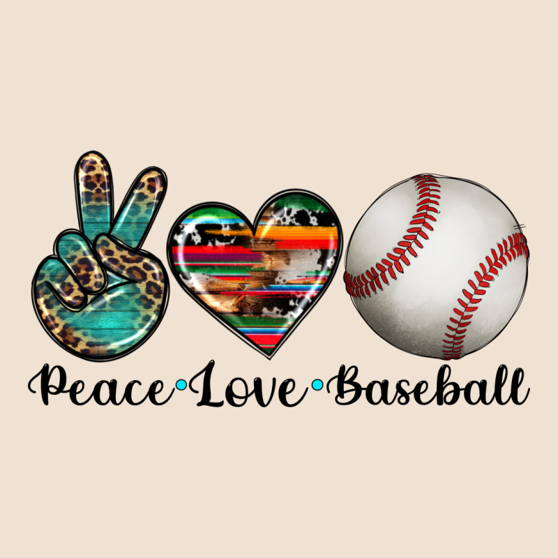 Peace Love Baseball Urban Heavy Tee by Artiststas | Teevron