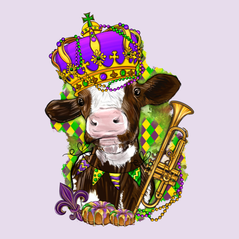 Mardi Gras Cow Premium Hoodie by NancyCooperArtShop | Teevron