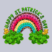 Happy St Patricks Day Rainbow And Shamrock Heavyweight Hoodie | Teevron