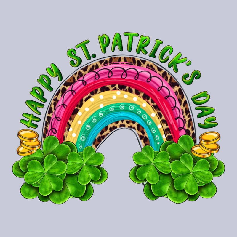 Happy St Patricks Day Rainbow And Shamrock Heavyweight Hoodie by RanaPortraitStore | Teevron
