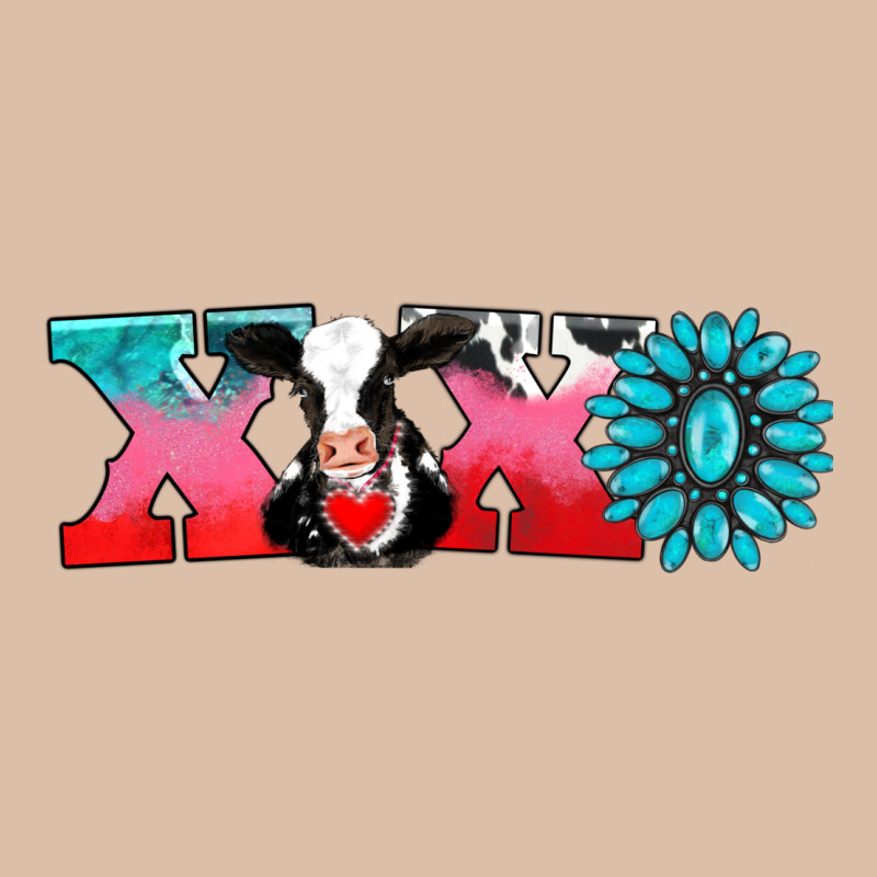 Xoxo With Cow Urban Heavy Tee by AdoDesignShop | Teevron