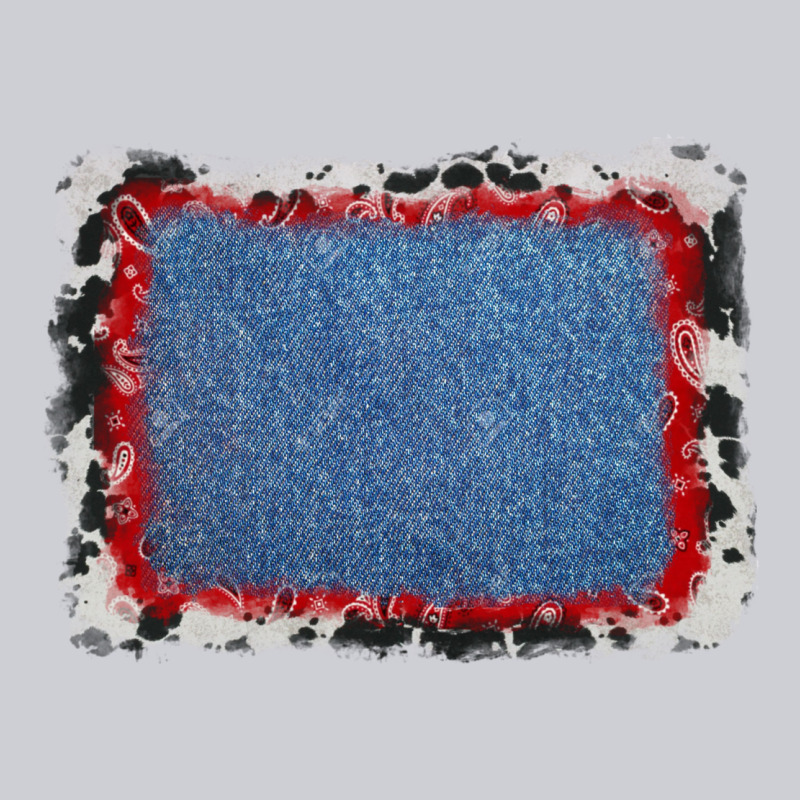 Cowhide Bandana Denim Background Heavyweight Sweatshirt by AdoDesignShop | Teevron