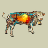 Charolais Bull With Desert And Leopard Heavy Core Tee | Teevron
