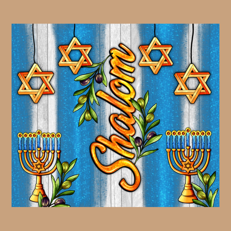 Shalom With Star Of David Vintage Tee by AdoDesignShop | Teevron