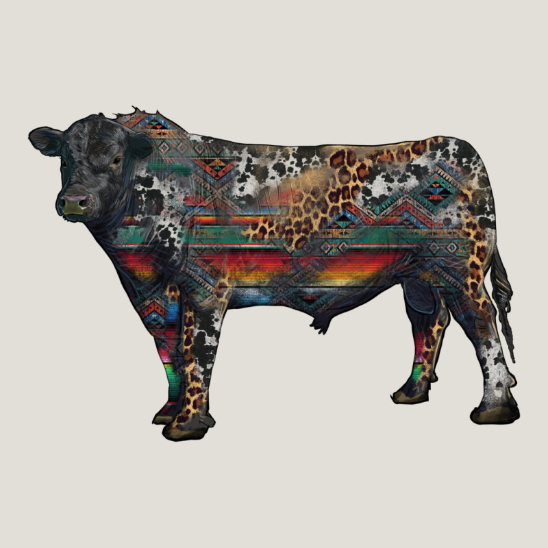 Black Angus Bull With Western Patterns Heavy Core Tee by RanaPortraitStore | Teevron