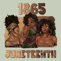 1865 Juneteenth Melanin With Afro Ladies Tee | Teevron