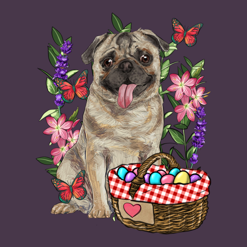 Easter Pug Heavyweight Hoodie by RanaPortraitStore | Teevron