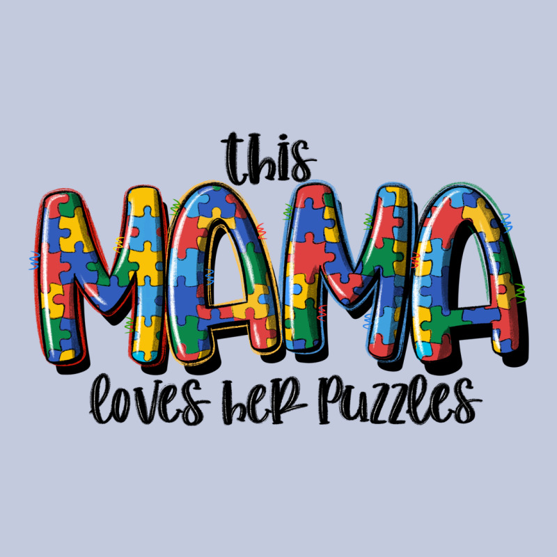 This Mama Loves Her Puzzle Long Sleeve Tee by MaliasSmallBusiness | Teevron