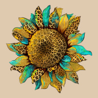 Sunflower With Leopard And Turquoise Heavyweight Sweatshirt | Teevron