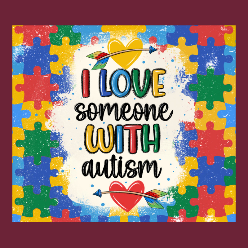 ı Love Someone With Autism Long Sleeve Tee by MaliasSmallBusiness | Teevron