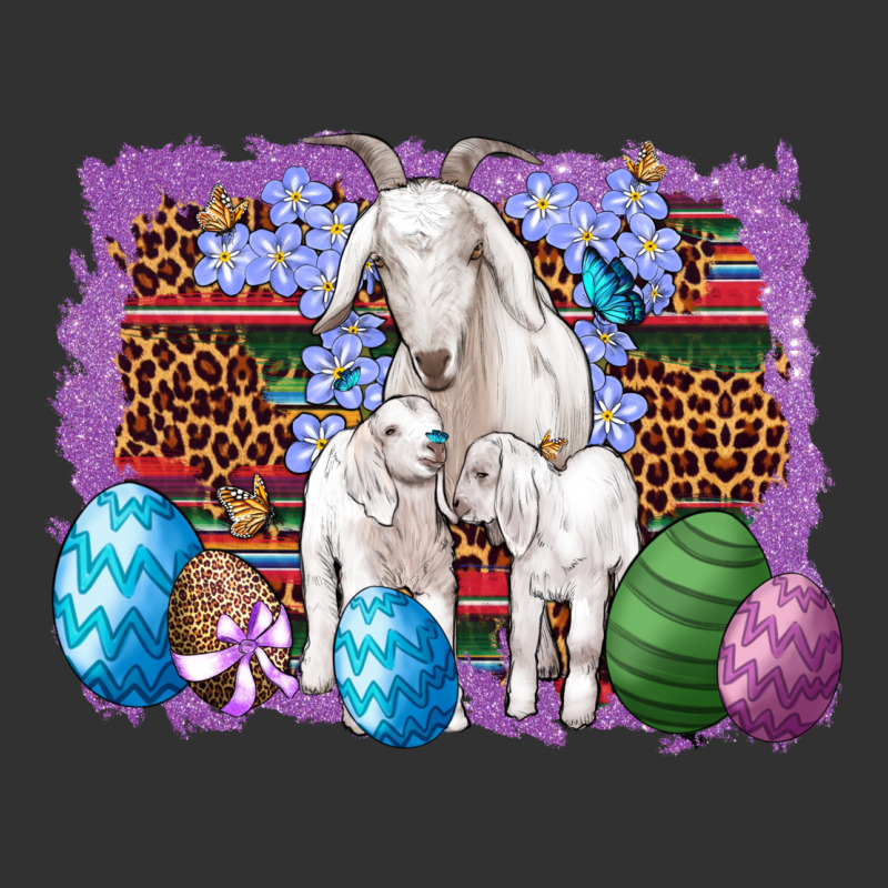Goat Family Eggs Flowers Leopard Serape Glitter Urban Heavy Tee by Artiststas | Teevron
