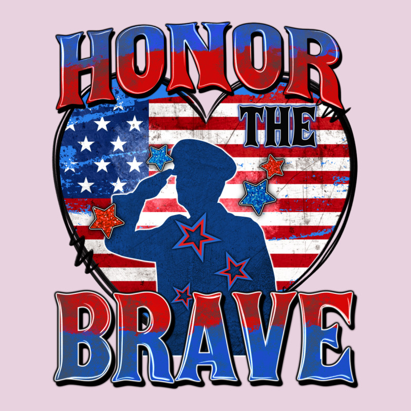 Honor The Brave Ladies Tee by Zillion Design Studio | Teevron