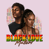 Afro Black Love Matters Ladies Tee | Teevron