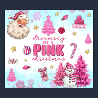 Dreaming Of A Pink Christmas Zipper Hoodie | Teevron