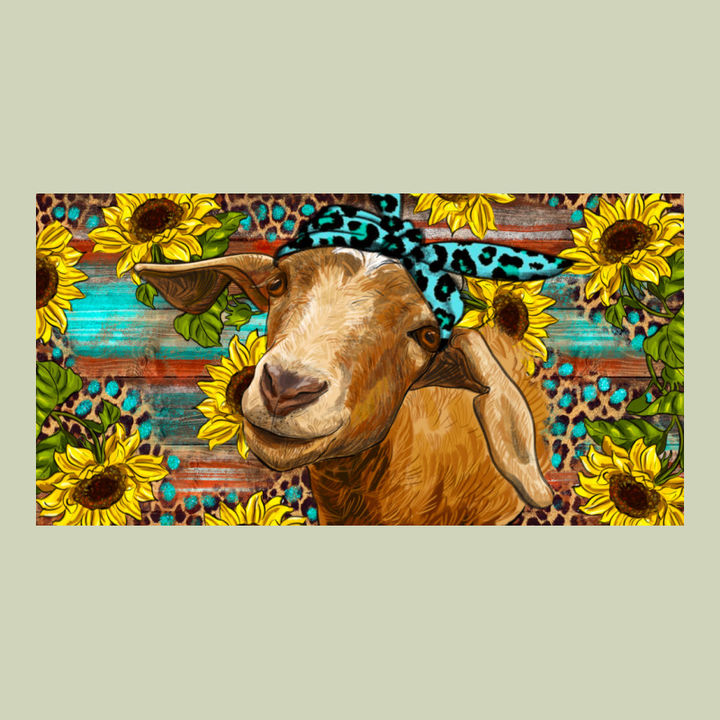 Goat With Sunflowers And Leopard Heavyweight Hoodie by RanaPortraitStore | Teevron