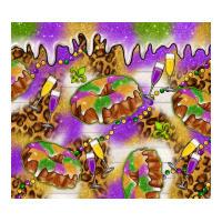 Mardi Gras with king cake | Teevron