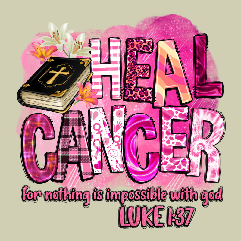 Heal Cancer For Nothing Is Impossible With God Heavy Core Tee by BarkalooDesign | Teevron