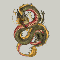 Green And Yellow Dragon Heavyweight Hoodie | Teevron
