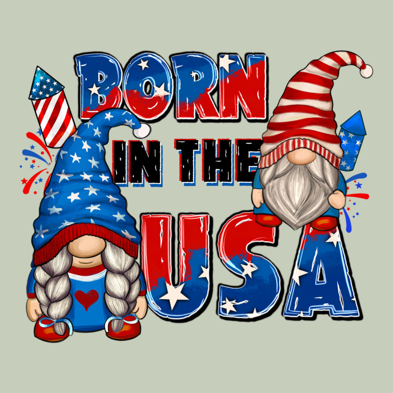 Born In The Usa Ladies Tee by Zillion Design Studio | Teevron