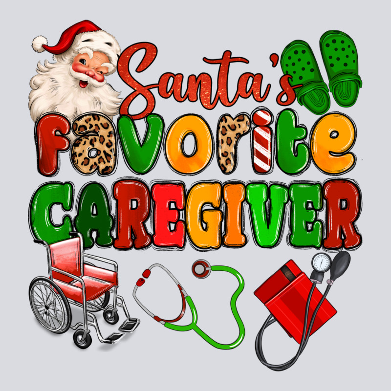 Santas Favorite Caregiver Zipper Hoodie by MaliasSmallBusiness | Teevron