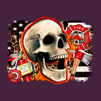 Firefighter Skull Premium Tee | Teevron