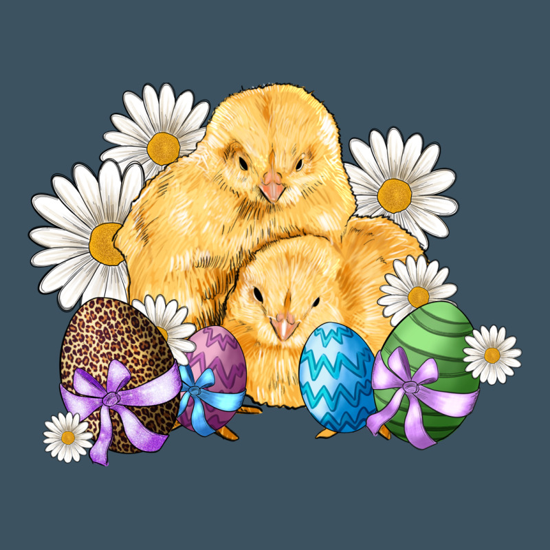 Chicks Eggs Daisy Easter Urban Heavy Tee by Artiststas | Teevron