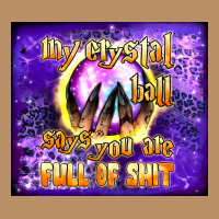 My Crystal Ball Says You Are Full Of Shit Tumbler Vintage Hoodie | Teevron