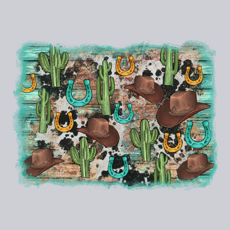 Cactus Cowboy Hat Background Heavyweight Sweatshirt by AdoDesignShop | Teevron