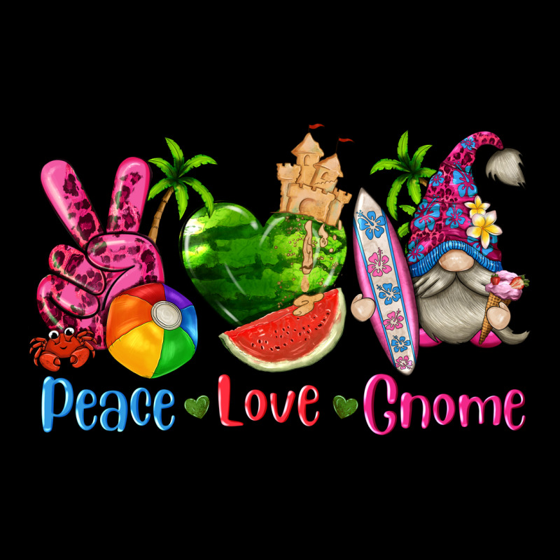 Peace Love Gnome Summer Heavy Core Tee by texasbilliewilder | Teevron