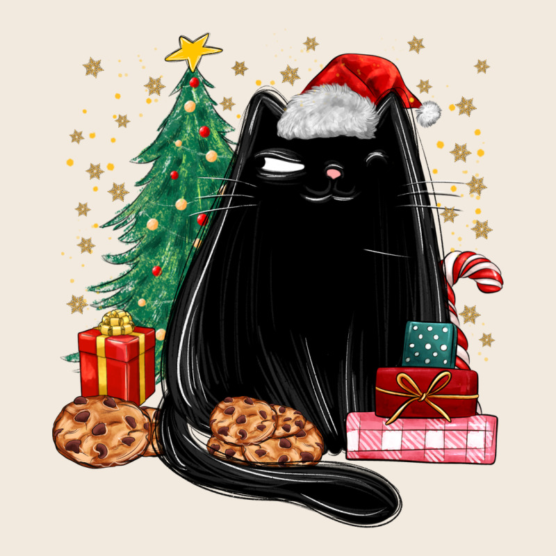 Christmas Black Cat Zipper Hoodie by MaliasSmallBusiness | Teevron