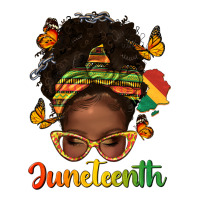afro messy bun juneteenth | Teevron
