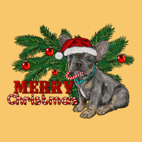 Merry Christmas French Bulldog Vintage Hoodie | Teevron