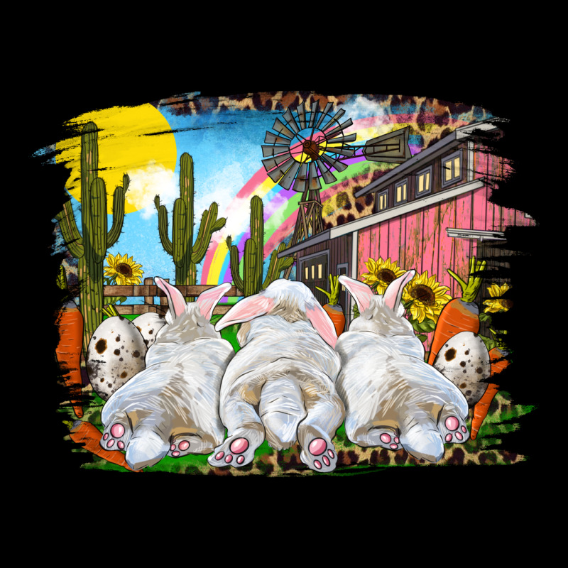 Easter Farm With Bunnies Ladies Tee by RanaPortraitStore | Teevron