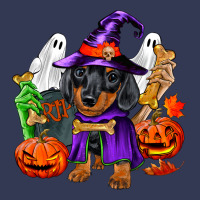 Halloween Dachshund Puppy Dog Heavyweight Hoodie | Teevron