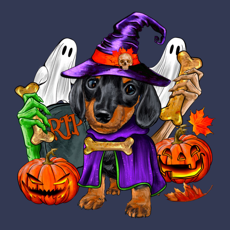 Halloween Dachshund Puppy Dog Heavyweight Hoodie by RanaPortraitStore | Teevron
