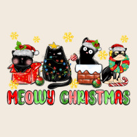 Meowy Christmas Cats Zipper Hoodie | Teevron