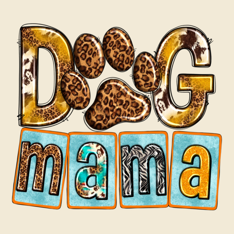 Dog Mama With Paw Premium Hoodie by texasbilliewilder | Teevron