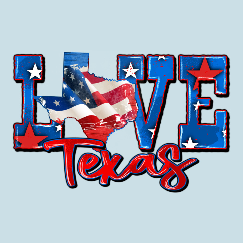 Love Texas Map Ladies Tee by Zillion Design Studio | Teevron
