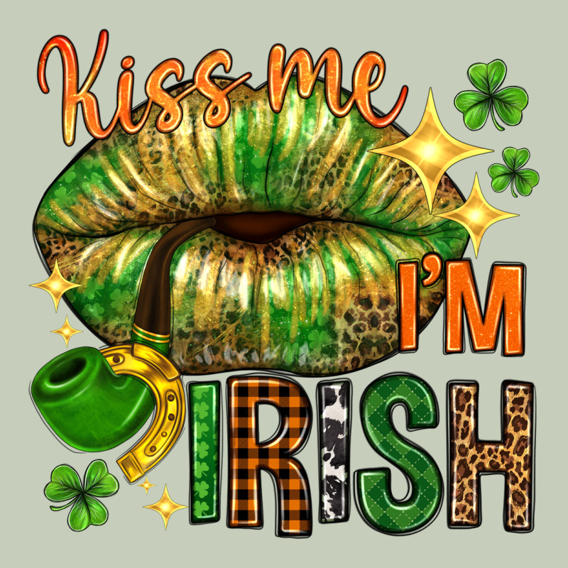 Kiss Me Im Irish With Lip Classic Tee by NancyCooperArtShop | Teevron
