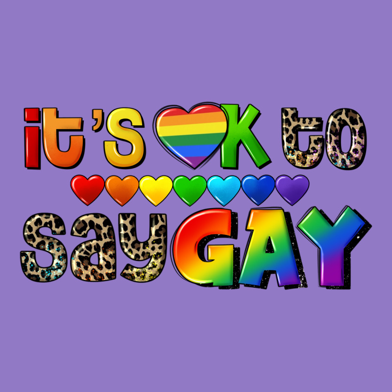It's Okay To Say Gay Pride Urban Hoodie by CowGirlArtShop | Teevron