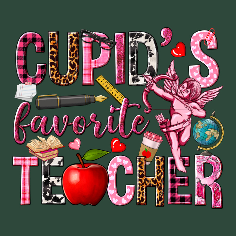 Cupids Favorite Teacher Zipper Hoodie by NancyCooperArtShop | Teevron