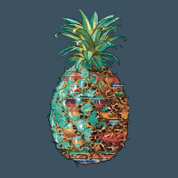 Pineapple Leopar Turquoise Serape Summer Urban Heavy Tee | Teevron