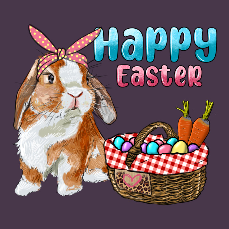 Happy Easter Bunny And Egg Basket Heavyweight Hoodie by RanaPortraitStore | Teevron