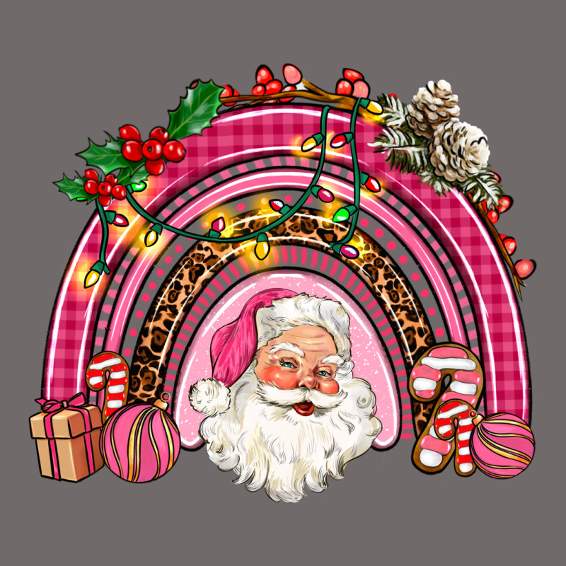 Pink Christmas Rainbow Urban Heavy Tee by AdoDesignShop | Teevron