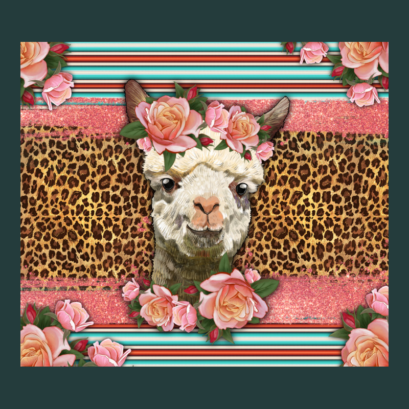 Llama And Roses Glitter Classic Tee by LillyAllenDesigns | Teevron