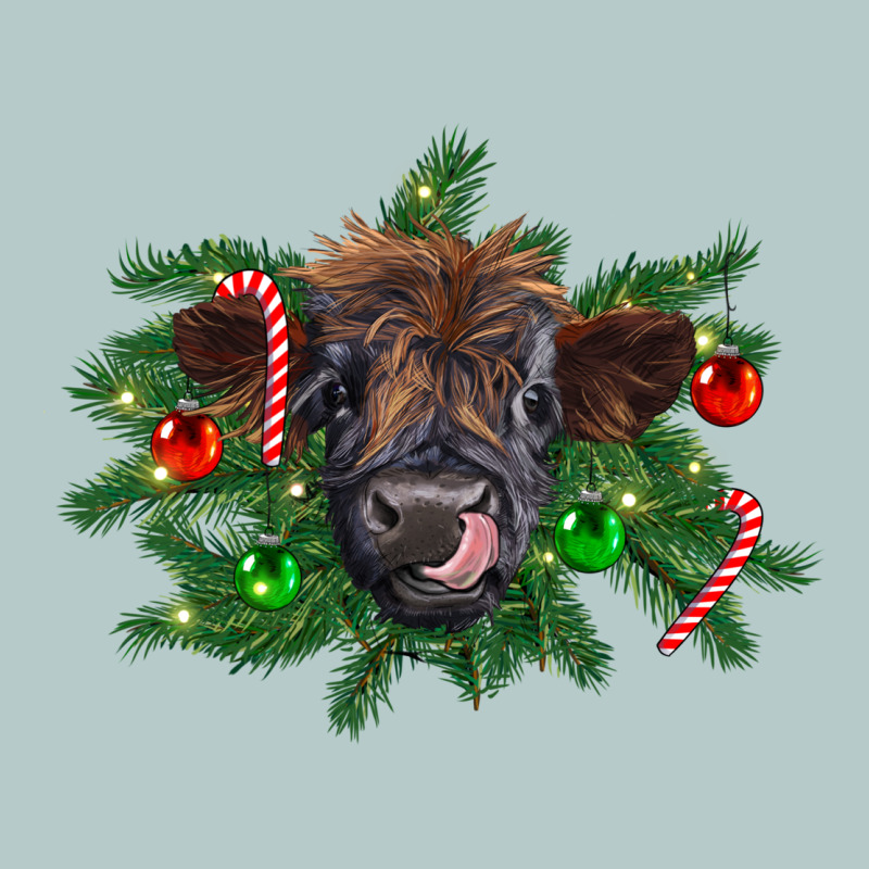 Christmas Highland Calf Heavy Core Tee by RanaPortraitStore | Teevron